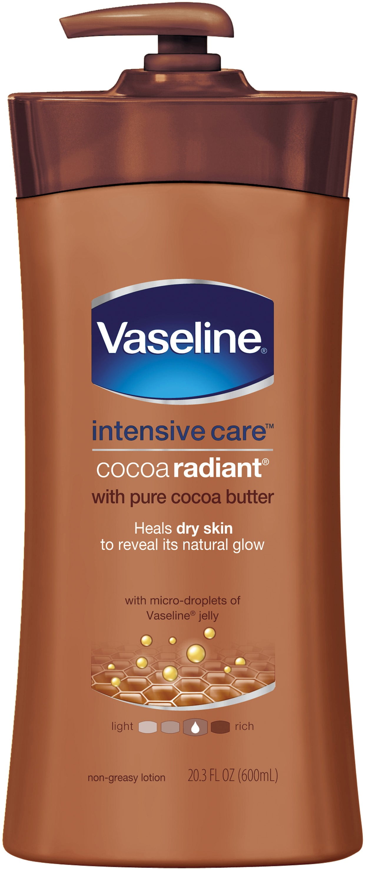 2 Pack - Vaseline Intensive Care Lotion, Cocoa Radiant 20.3 oz