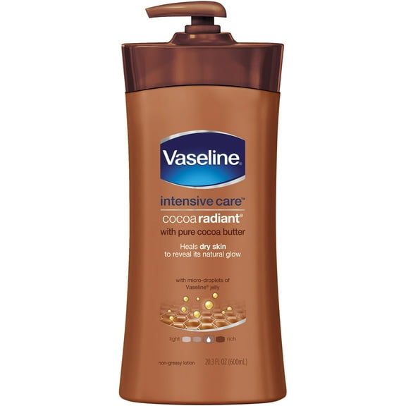 2 Pack - Vaseline Intensive Care Lotion, Cocoa Radiant 20.3 oz
