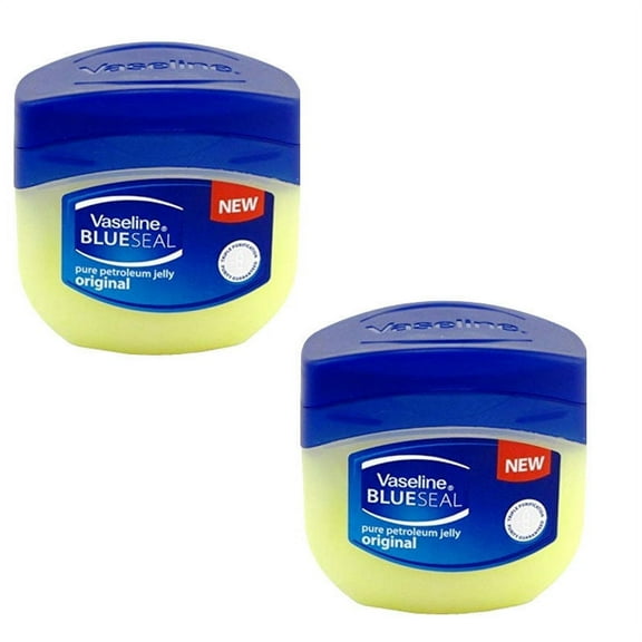 2 Pack Vaseline Pure Petroleum Jelly Original Blueseal, 100ml
