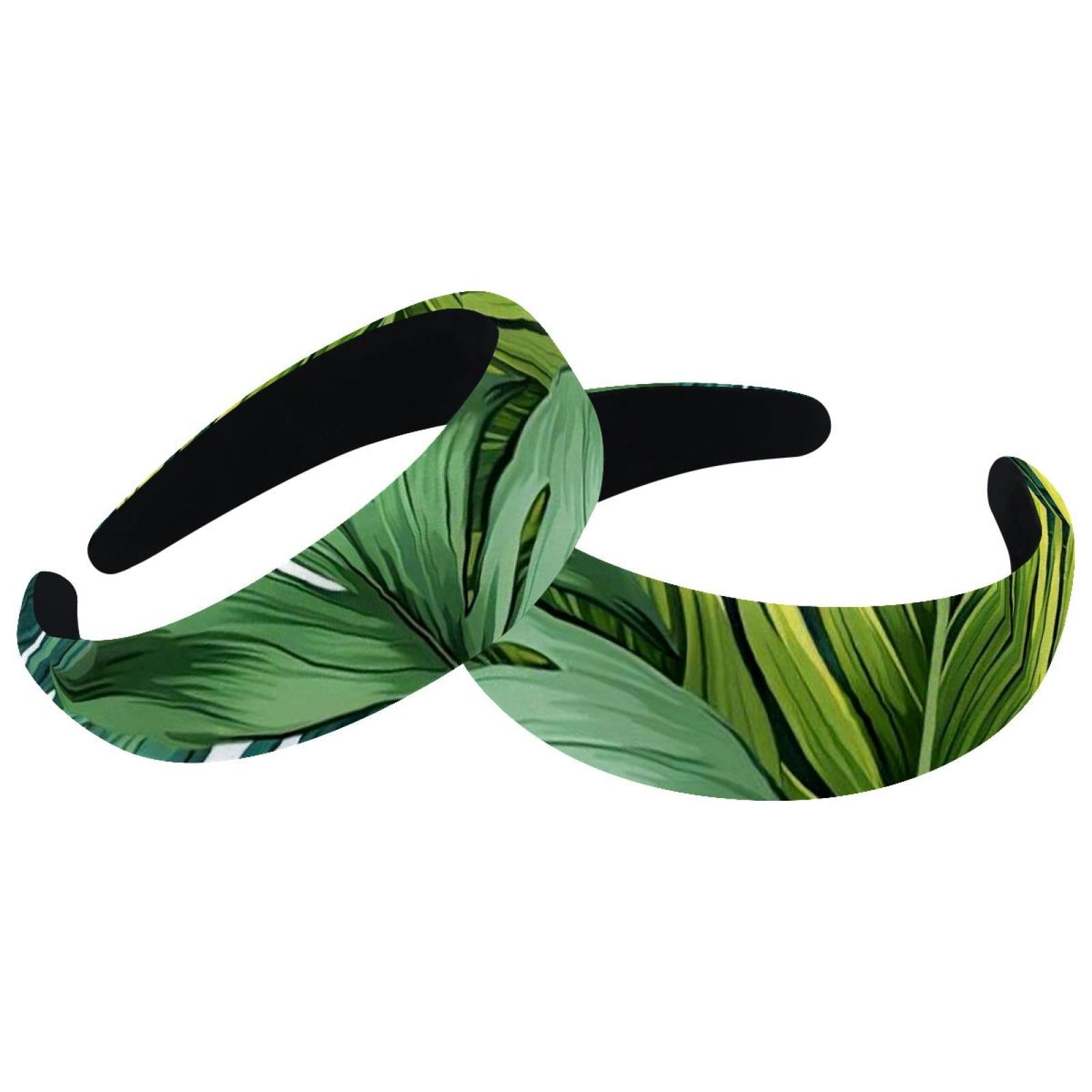 2 Pack Velvet Padded Headbands for Women and Girls, Fashion Wide