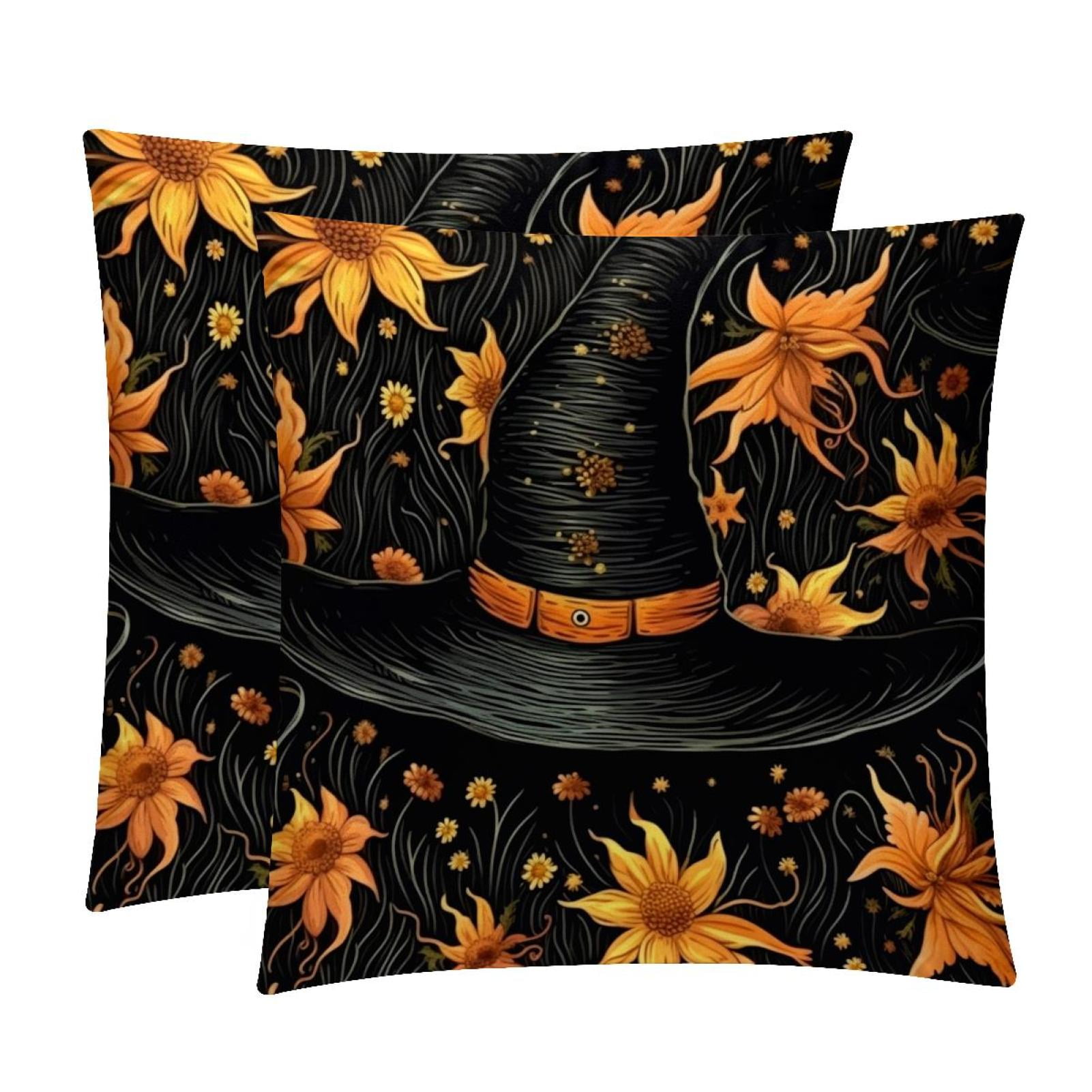 2Pack Velvet Pillow Inserts with Unique Patterns Pillow Covers