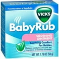 thumbnail image 1 of 2 Pack - Vicks Babyrub Soothing Ointment Comfort For Babies 1.76oz Each, 1 of 2