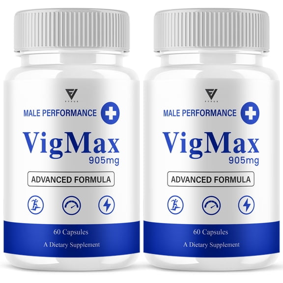 (2 Pack) Vigmax Male Capsules, VigMax Health Support (120 Capsules)