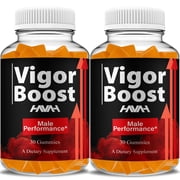 2 Pack Vigor Boost Performance Support, VigorBoost Advanced Strength Overall Health and Energy Supplement 2 Month Supply