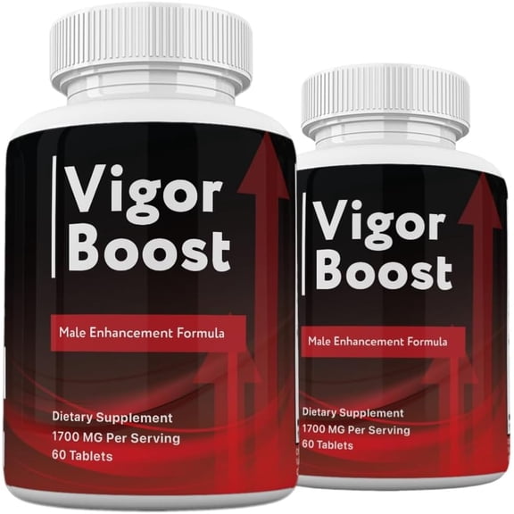(2 Pack) Vigor Boost Pills for Men, Vigor Boost Male Supplement Advanced Formula - 120 Count