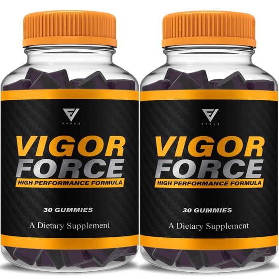 (2 Pack) Vigor Force Gummies, VigorForce Maximum Performance (2 Month Supply)