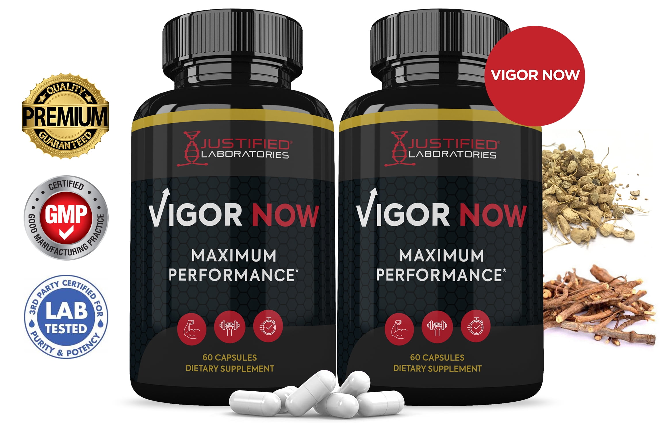 (2 Pack) Vigor Now Men’s Health Supplement 1484mg 120 Capsules - Vigor Health Testosterone And Weight Loss