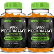 2 Pack Vigor Plus Max Gummies VigorPlus Max Performance 2 Month Supply