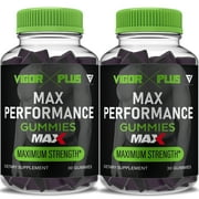 2 Pack Vigor Plus Max Gummies VigorPlus Max Performance 2 Month Supply