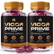 2 Pack Vigor Prime   Gummies with a Natural Daily Blend for Energy & Wellness | Great-Tasting, Easy-to-Chew Gummies 120 Gummies