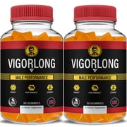 (2 Pack) VigorLong Performance Gummies, Vigor Long Max Support (2 Month Supply)