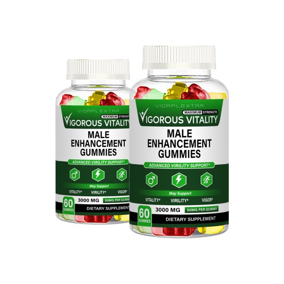 (2 Pack) Vigorous Vitality Gummies - Vigorous Vitality Male Gummies