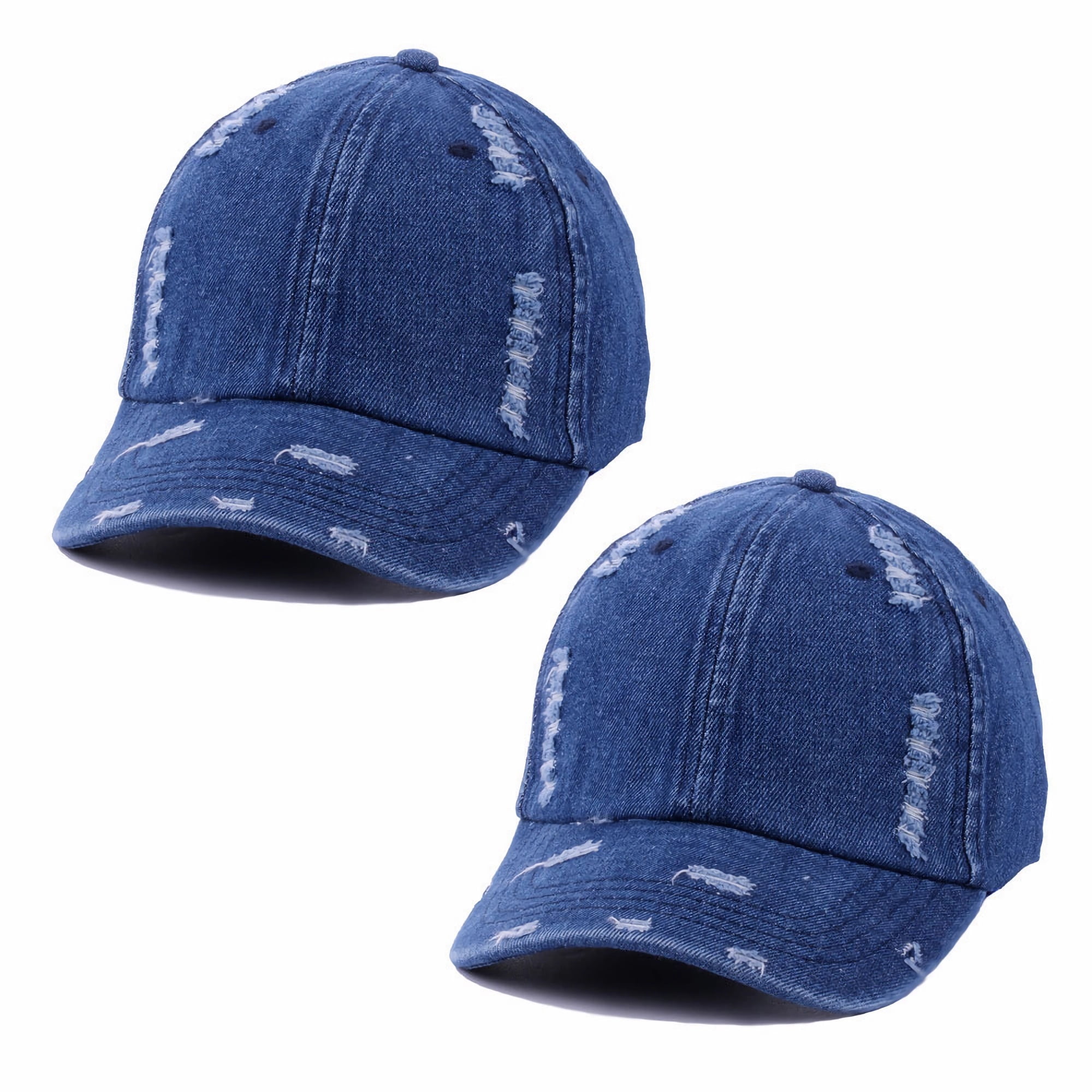 Vintage Washed Distressed Denim Baseball Cap Embroidered Adjustable Amazon.com: American Flag Baseball Cap Embroidery Adjustable  main image 2
