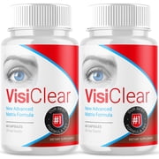 2 Pack VisiClear - New Advanced Revolutionary Eye Health Matrix Formula - Supports Healthy Vision - Supplement for Eyes Sight - 120 Capsules