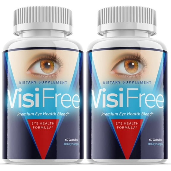 (2 Pack) VisiFree - Revolutionary Advanced Vision Matrix Formula - Supports Healthy Vision - Dietary Supplement for Eyes Sight - 120 Capsules