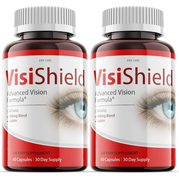 (2 Pack) VisiShield - New Advanced Revolutionary Vision Matrix Formula - Supports Healthy Vision - Supplement for Eyes Sight - 120 Capsules