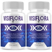(2 Pack) Visiflora Eye Supplement, Visifloor Vision Care Support (120 Capsules)