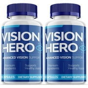2 Pack Vision Hero - Revolutionary Advanced Vision Matrix Formula - Supports Healthy Vision - Dietary Supplement for Eyes Sight - 120 Capsules