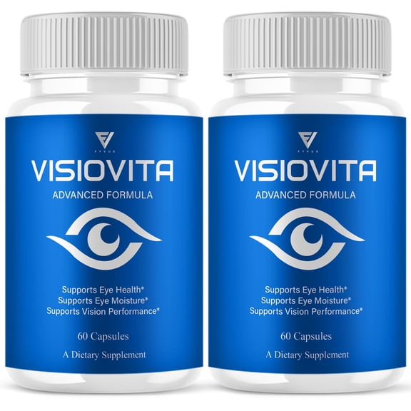 (2 Pack) Visiovita Advanced Formula, Vision Vita Eye Care Support (120 Capsules)