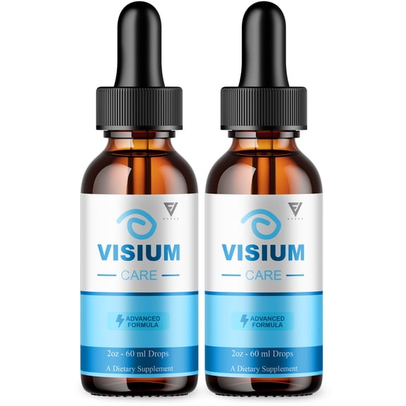 (2 Pack) Visium Care Drops, VisiumCare Advanced Vision Support Formula (4oz)