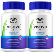 (2 Pack) Visovo Advanced Vision Formula, Visovo Eye Supplement (120 Capsules)