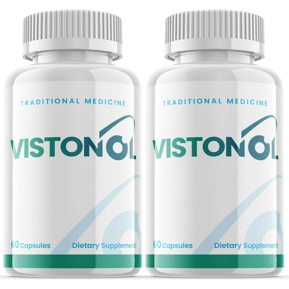 (2 Pack) Vistonol - Revolutionary Advanced Vision Matrix Formula - Supports Healthy Vision - Dietary Supplement for Eyes Sight - 120 Capsules