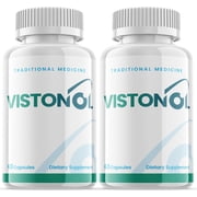 2 Pack Vistonol - Revolutionary Advanced Vision Matrix Formula - Supports Healthy Vision - Dietary Supplement for Eyes Sight - 120 Capsules