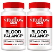 2 Pack VitaFlow Max Blood Balance Capsules - Original Vita Flow Max Pills, Naturally Supports Healthy Circulation, Stable Levels and Energizes the Body, Capsulas Review 120 Capsules