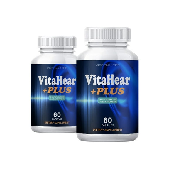 (2 Pack) VitaHear Plus - VitaHear Plus Hearing Support Capsules