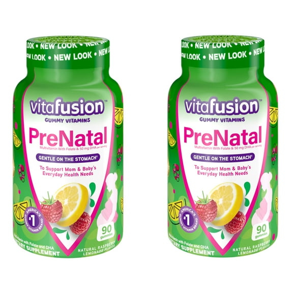 2 Pack - Vitafusion PreNatal Multivitamin Adult Gummies - 90 Count Each