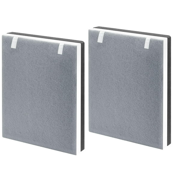 2 Pack Vital 100 True HEPA Replacement Filter Compatible with LEVOIT Vital 100 Air Purifier, H13 and High-Efficiency Activated Carbon Set, Part Number 100-RF