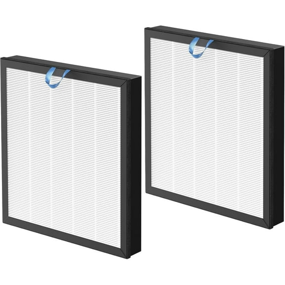 2 Pack Vital 100S True HEPA Replacement Filter for LEVOIT Vital 100S and Vital 100S-P Air Purifier, 3-in-1 Filter,Efficiency Activated Carbon filter, Vital 100S-RF