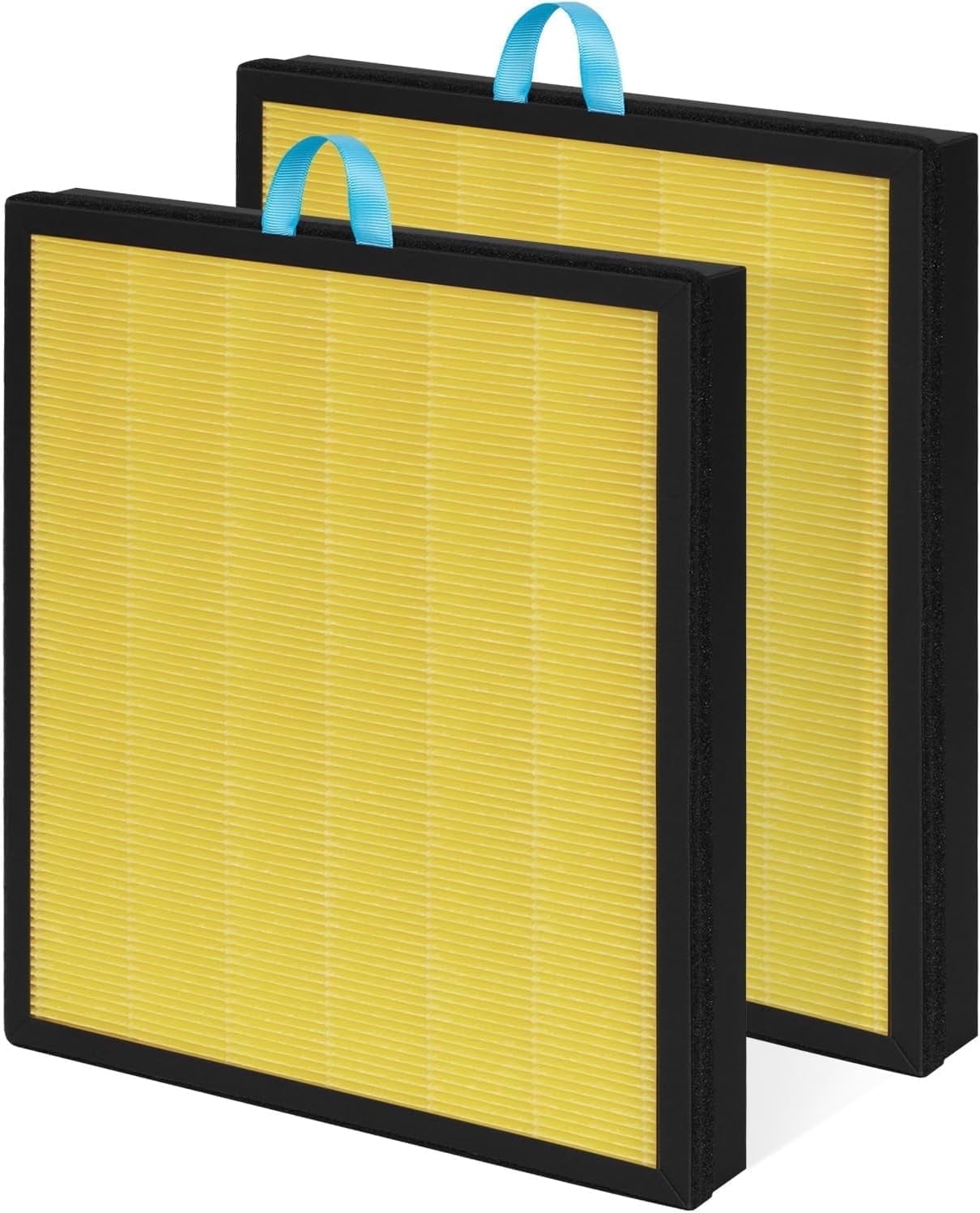 2 Pack Vital 200S Replacement Filter, Replacement for LEVOIT Vital 200S, Vital 200S-P Air Purifier, 3-in-1 H13 True HEPA & Activated Carbon Pet Care Filter, Replace Vital 200S-RF-PA, Yellow