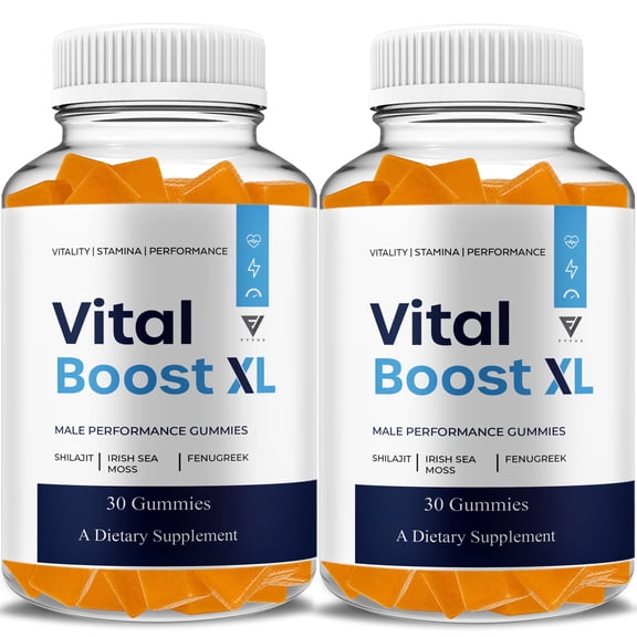 (2 Pack) Vital Boost XL Performance Supplement, VitalBoost XL (60 Gummies)