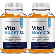 2 Pack Vital Boost XL Performance Supplement, VitalBoost XL 60 Gummies