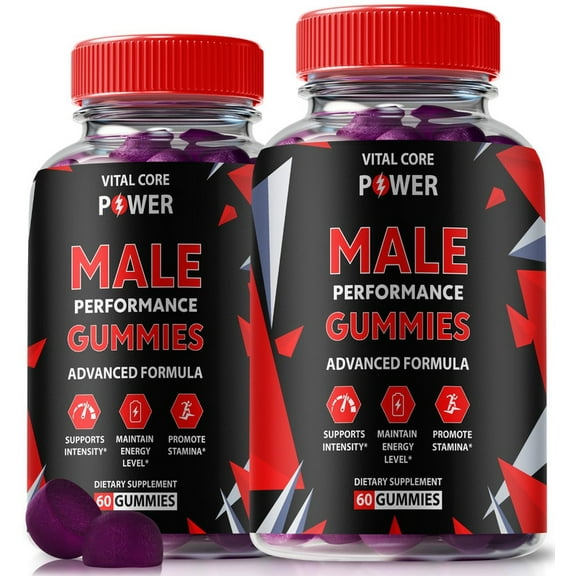 (2 Pack) Vital Core Power Gummies Official VitalCore Power ME All-Natural Gummy for Physical Health & Overall Well-Being, Premium Gomitas for Energy, Vitality & Wellness Support (120 Gummies)