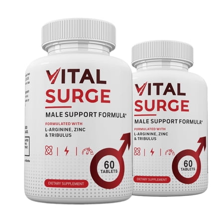 (2 Pack) Vital Surge Pills, Vital Surge Male Supplement Advanced Formula, 120 Count