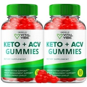 (2 Pack) Vital Vibe Keto Gummies - Vital Vibe Keto ACV Gummies for Advanced Weight Loss, Keto + ACV Gummy, Vital Vibe Maximum Strength, 1000mg, VitalVibe Gummies (120 Gummies)