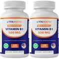 thumbnail image 1 of 2 Pack Vitamatic Vitamin B1 (Thiamine) 500mg, 120 Capsule, 1 of 10