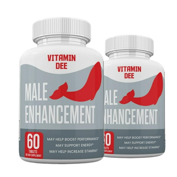(2 Pack) Vitamin Dee Pills For Men, Vitamin Dee Male Supplement Advanced Formula, VitaminDee Max Strength, 120 Count