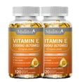 thumbnail image 1 of (2 Pack)Vitamin E D-Alpha Capsules,with 1000IU 670MG Supports Antioxidant,Immune System,240 Softgels, 1 of 7