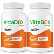 2 Pack VittaDox   Original Vitta Dox Capsules with a Natural Daily Blend for Energy & Wellness |Clean, Gentle, Easy-to-Swallow Pills 120 Capsules