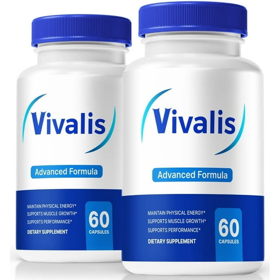(2 Pack) Vivalis Pills Official Vivalis All-Natural Vitamin for Physical Health & Overall Well-Being, Premium Pills for Energy, Vitality & Wellness Support, Reviews (120 Capsules)