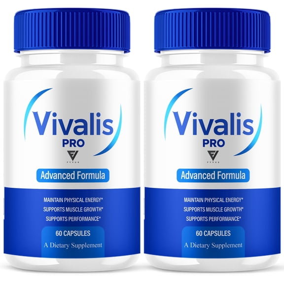 (2 Pack) Vivalis Pills Vivales Capsules, Vivales Maximum Strength Supplement High Drive Support (120 Capsules)