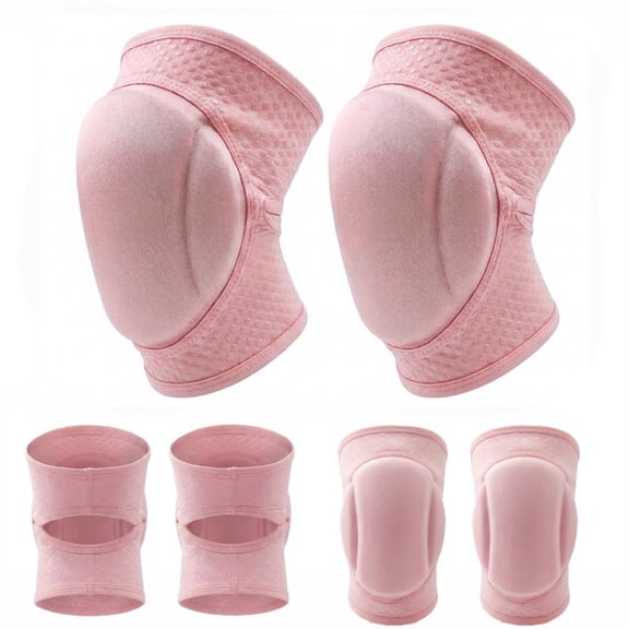 2 Pack Volleyball Knee Pads, Anti-Slip Soft & Breathable for Sports, Dance, Yoga & Running