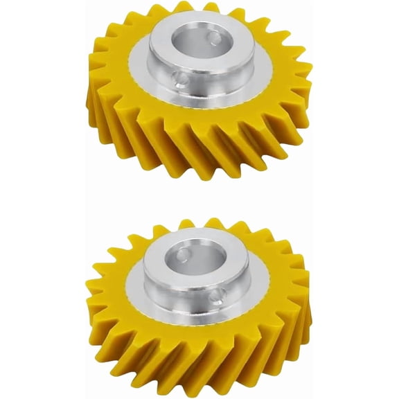 2-Pack W10112253 Mixer Worm Gear Replacement  Replacement for Kitchen-Aid, Whirlpool & Kenmore Stand Mixers  Replaces 4162897, 4169830, AP4295669, WPW10112253, PS11748374, 4161531 Durable Design