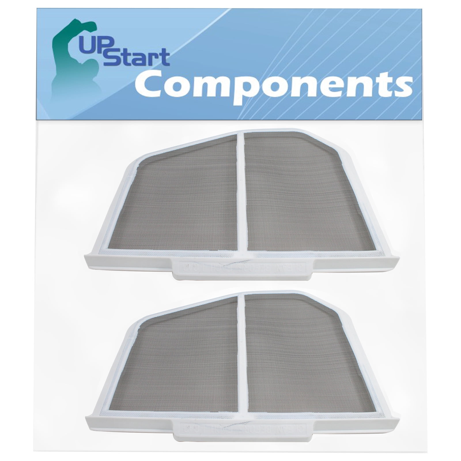 2 Pack W10120998 Dryer Lint Screen Replacement for Whirlpool Gew9250pw1, Whirlpool Gew9250pw0, Whirlpool Wed9200sq0, Whirlpool Wed8300sw2, Whirlpool Wed5600xw0, Maytag Med9700sq0, Whirlpool Wed7300xw0