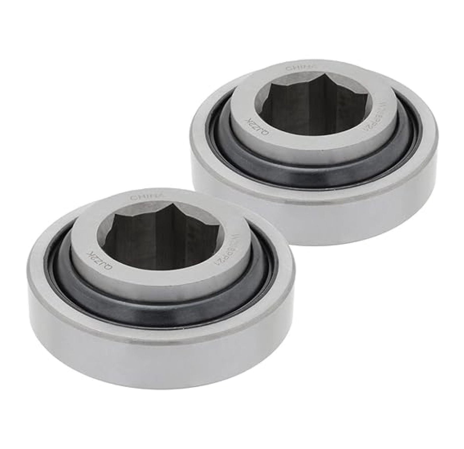[2-Pack] W208PP21 - Agricultural Bearing, Disc Bearing, Hex Bore 1.25 ...