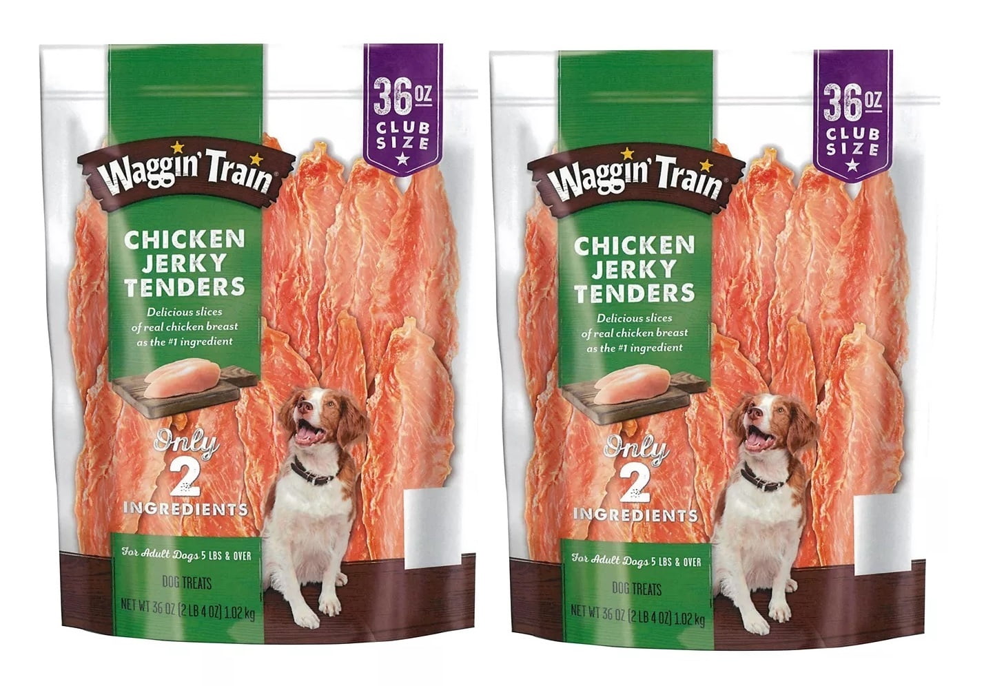Purina waggin train chicken jerky hotsell dog treats