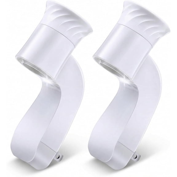 2 Pack Wall Fragrance Plug with Night Light, Compatible with Bath & Body Works WallFlower Refills, ETL Certified, Rotatable Plug Design Fragrance Diffuser for Home & Office